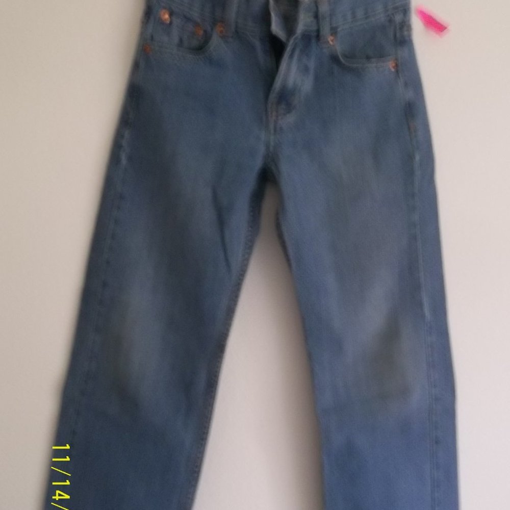 Boys Size 8R Blue 550 Relaxed Fit Levi's